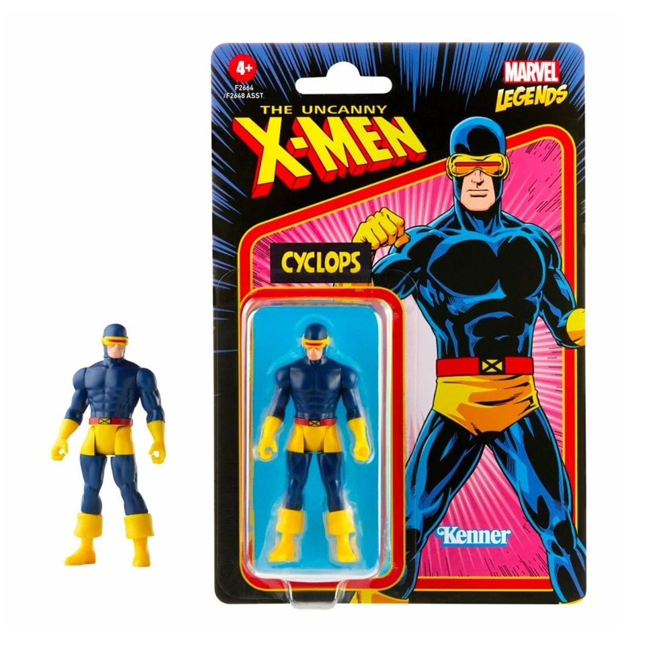 Marvel Legends Retro X-Men- Cyclops- Kenner 3.75" Carded Action Figure