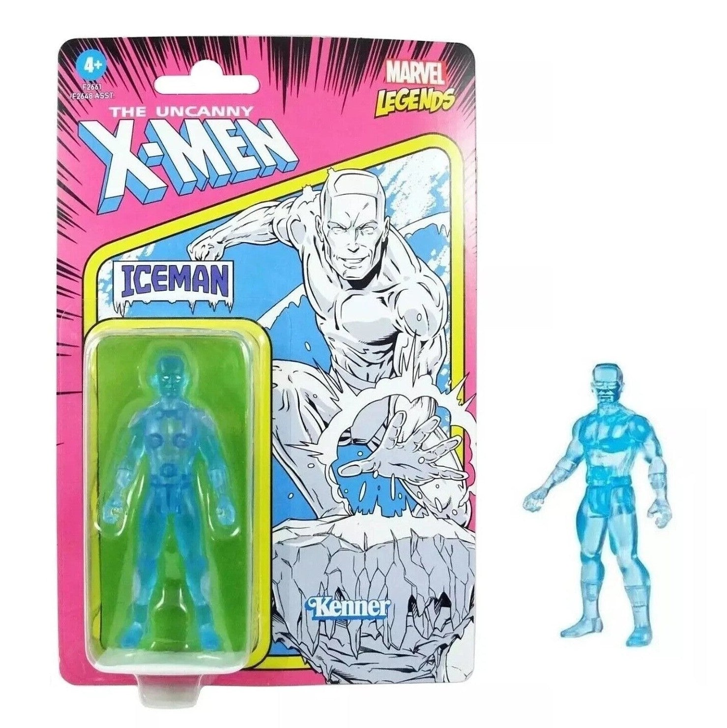 Marvel Legends Retro X-Men- Iceman- Kenner 3.75-inch Carded Action Figure