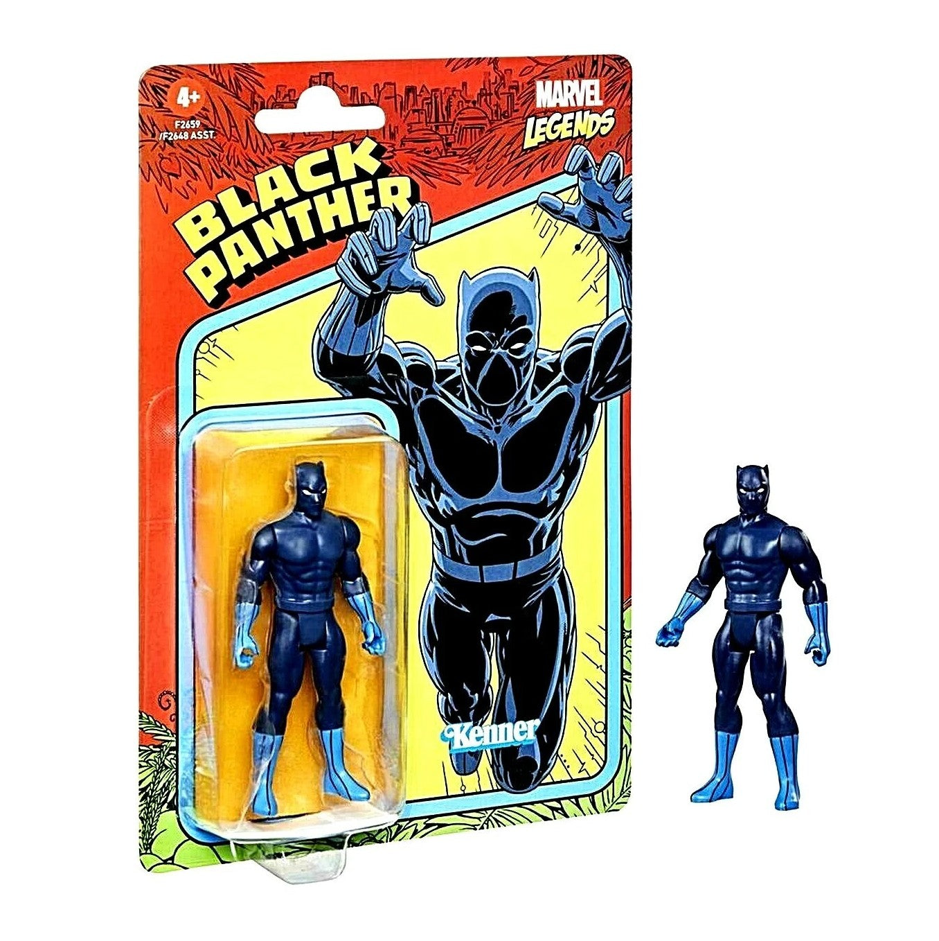 Marvel Legends Retro- Black Panther- Kenner 3.75" Carded Action Figure