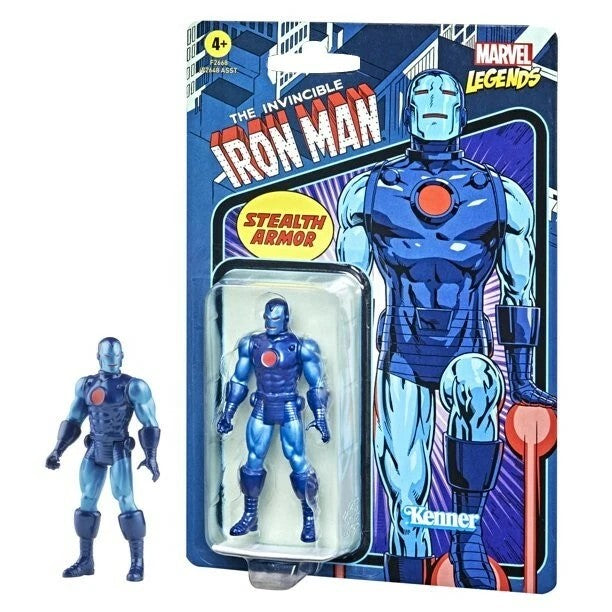 Marvel Legends Retro- Stealth Armor Iron Man- 3.75" Carded Action Figure