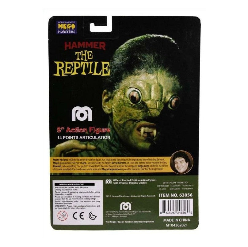 MEGO Monsters Hammer Films- The Reptile- 8-inch Action Figure