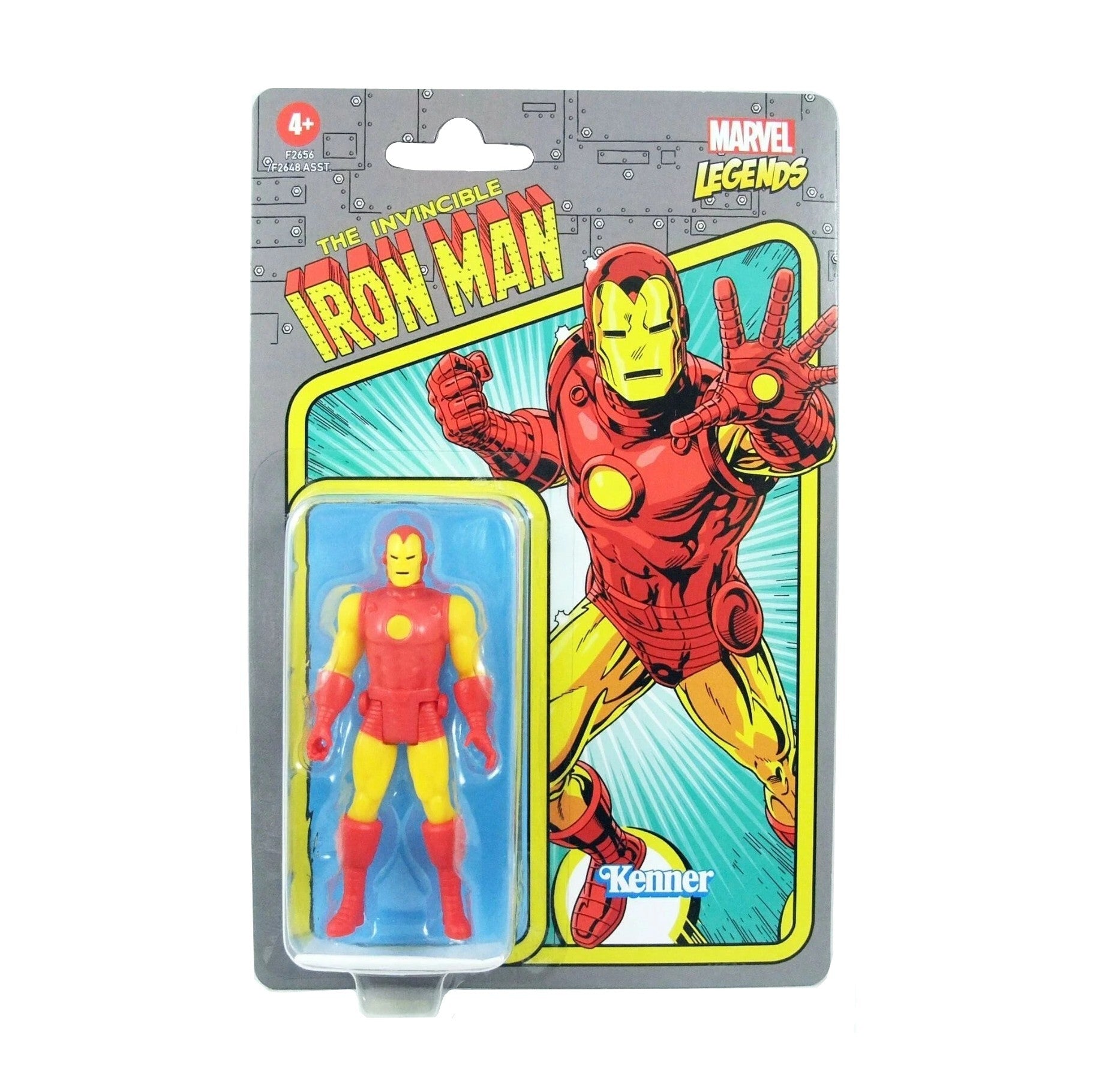 Marvel Legends Retro- The Invincible Iron Man- Kenner 3.75-inch Action Figure