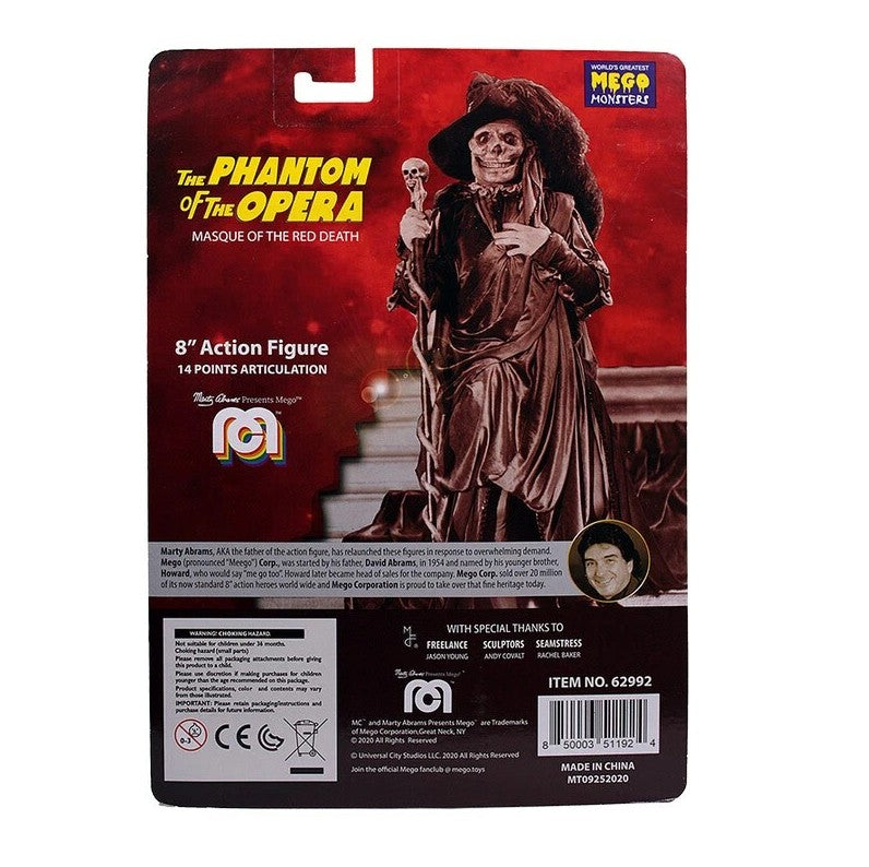 MEGO The Phantom of The Opera- Masque of the Red Death- 8-inch Action Figure