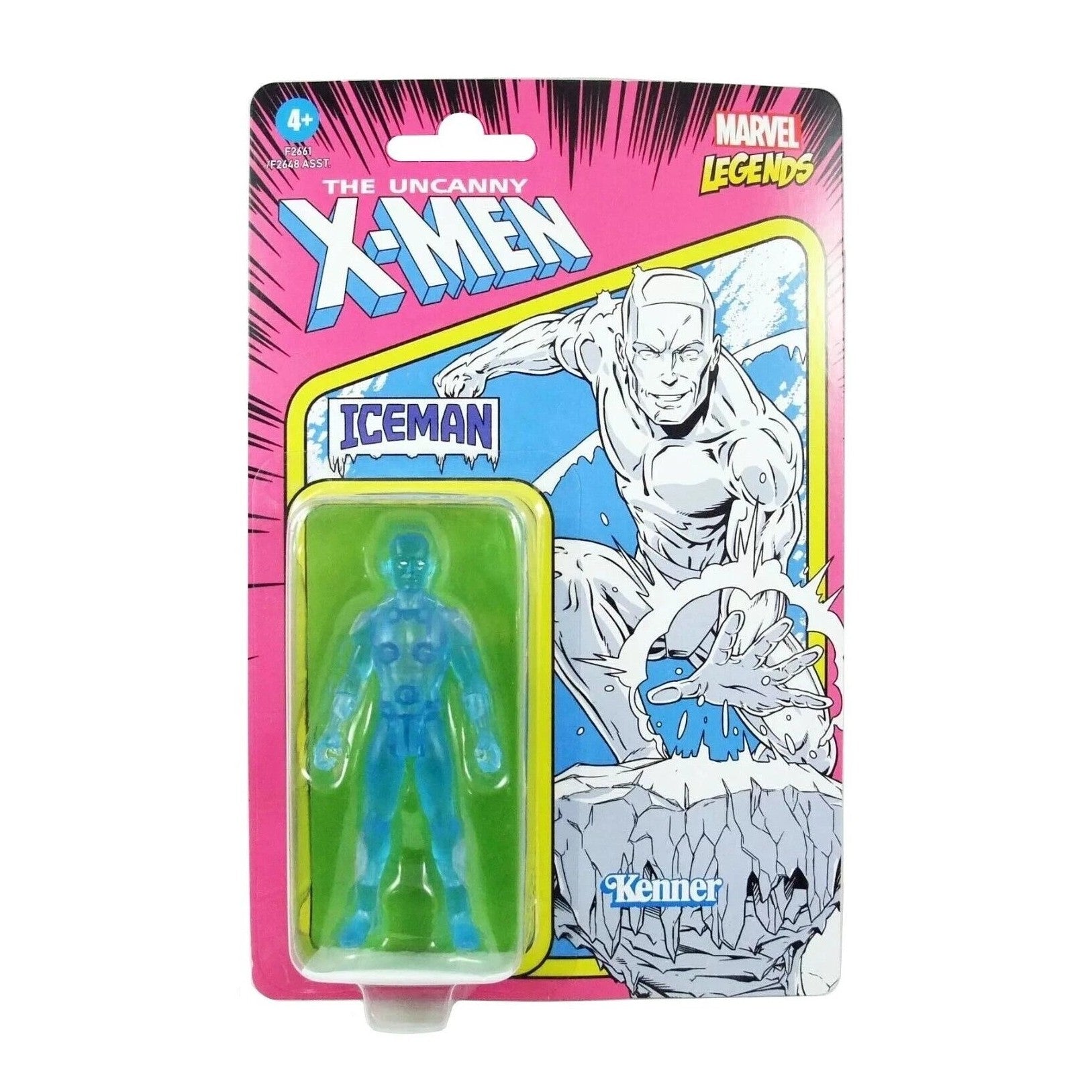 Marvel Legends Retro X-Men- Iceman- Kenner 3.75-inch Carded Action Figure