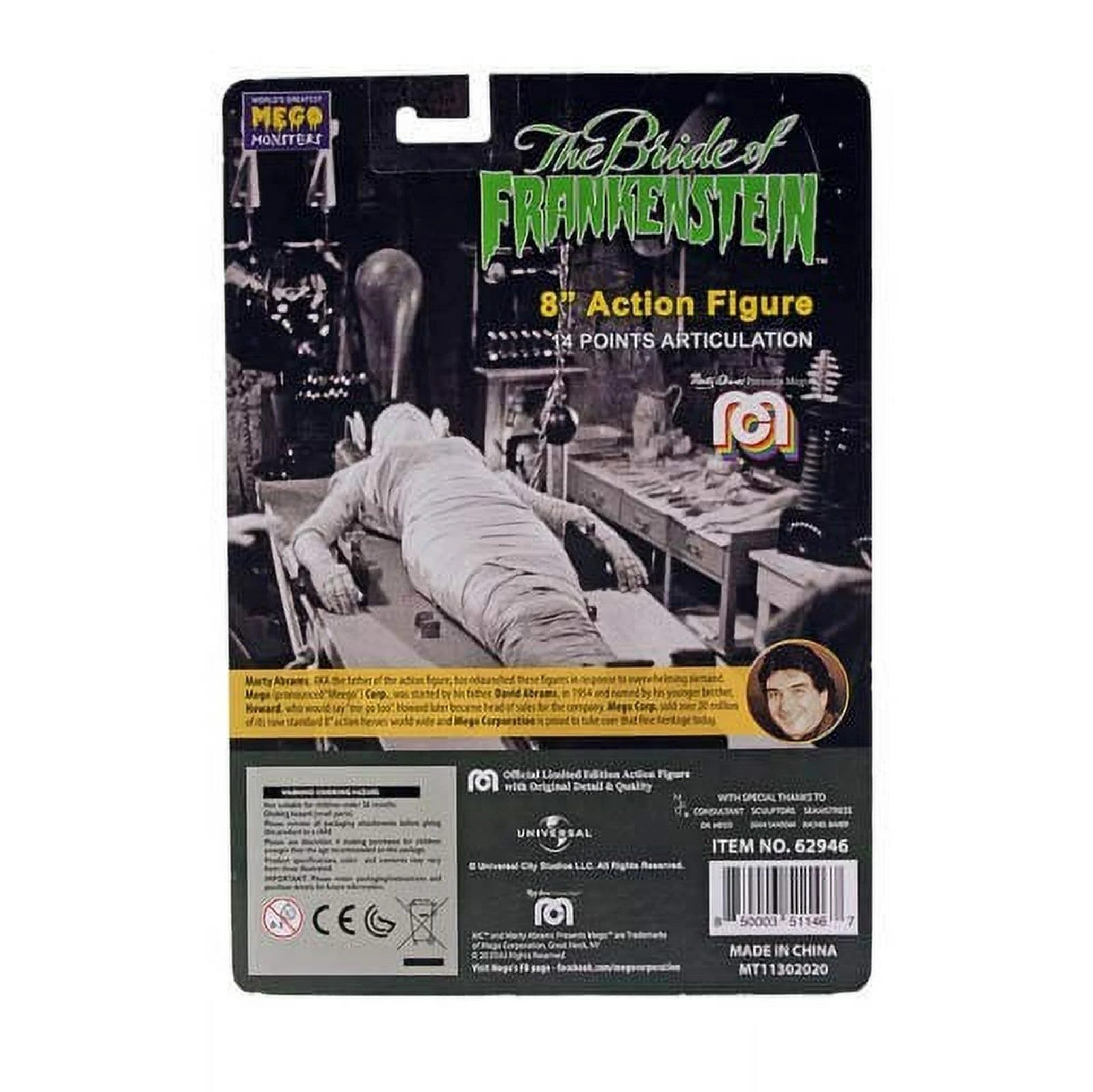 MEGO Monsters- The Bride of Frankenstein- 8-inch Action Figure