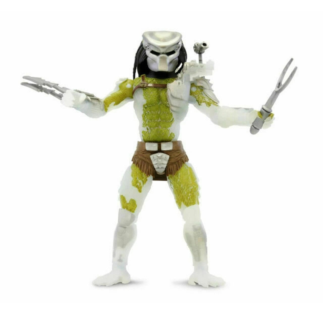 Lanard Toys- Jungle Hunter Predator- 7-Inch 25-Point Poseable Battle Action Figure with weapon