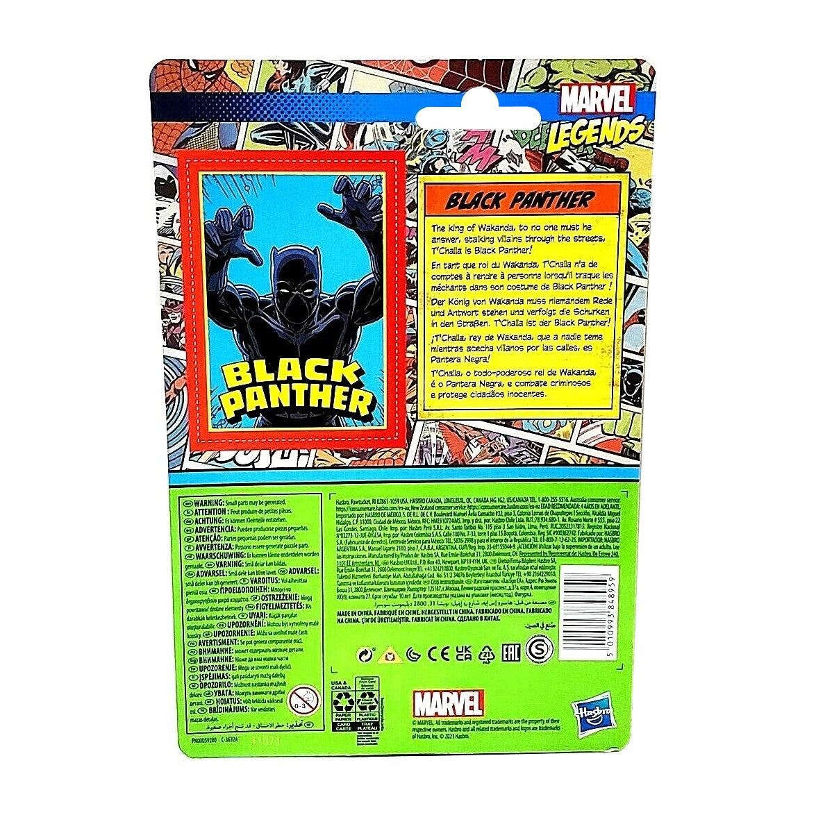 Marvel Legends Retro- Black Panther- Kenner 3.75" Carded Action Figure