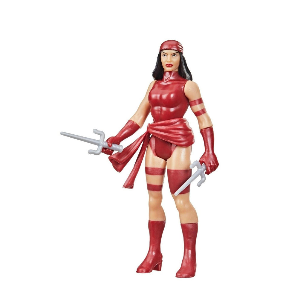 Marvel Legends Retro- Elektra- Kenner 3.75-inch Carded Action Figure