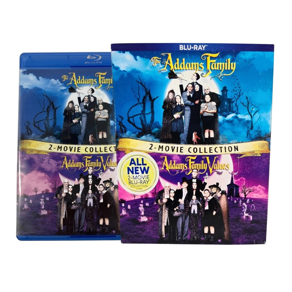 THE ADDAMS FAMILY Two Movie Blu-ray Collection (2019, Paramount)