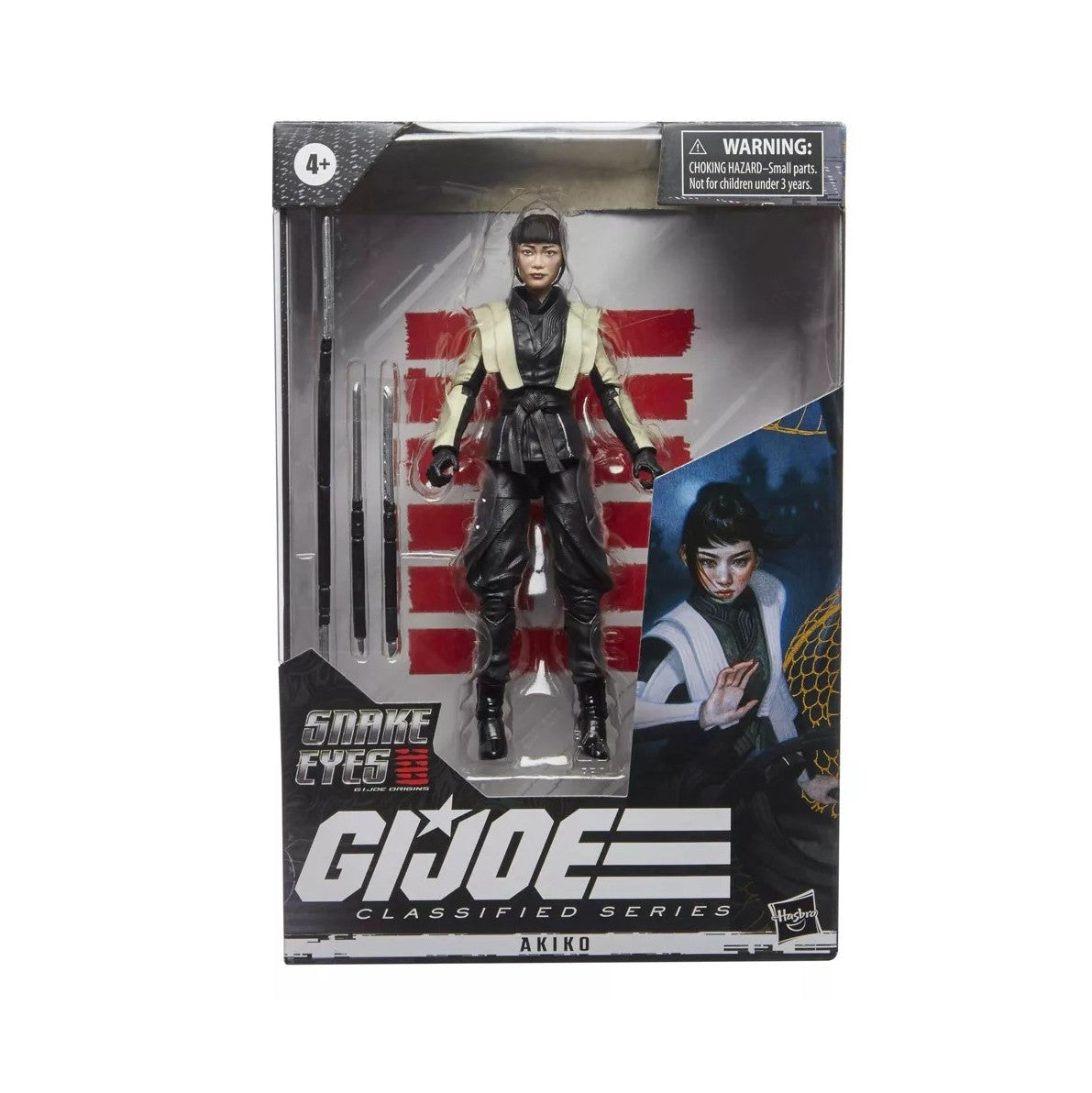 G.I. Joe Classified Series: Snake Eyes (G.I. Joe Origins), Akiko, 6” Action Figure