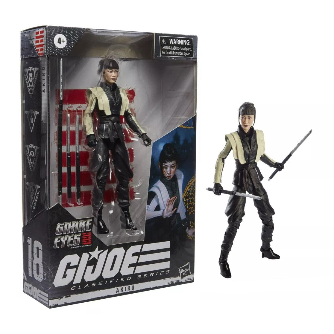 G.I. Joe Classified Series: Snake Eyes (G.I. Joe Origins), Akiko, 6” Action Figure