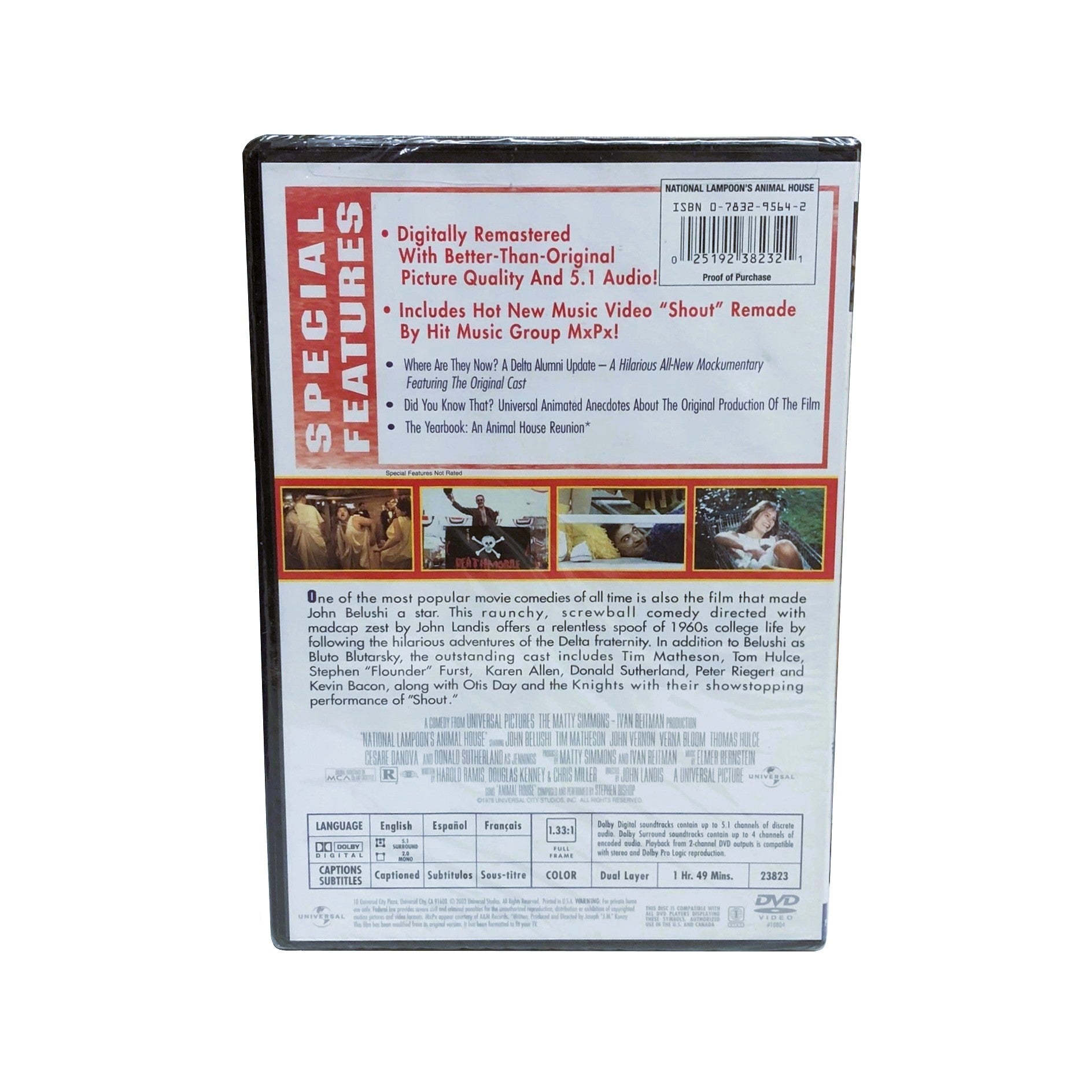 National Lampoon's ANIMAL HOUSE (1978) Full Screen DVD (2003)