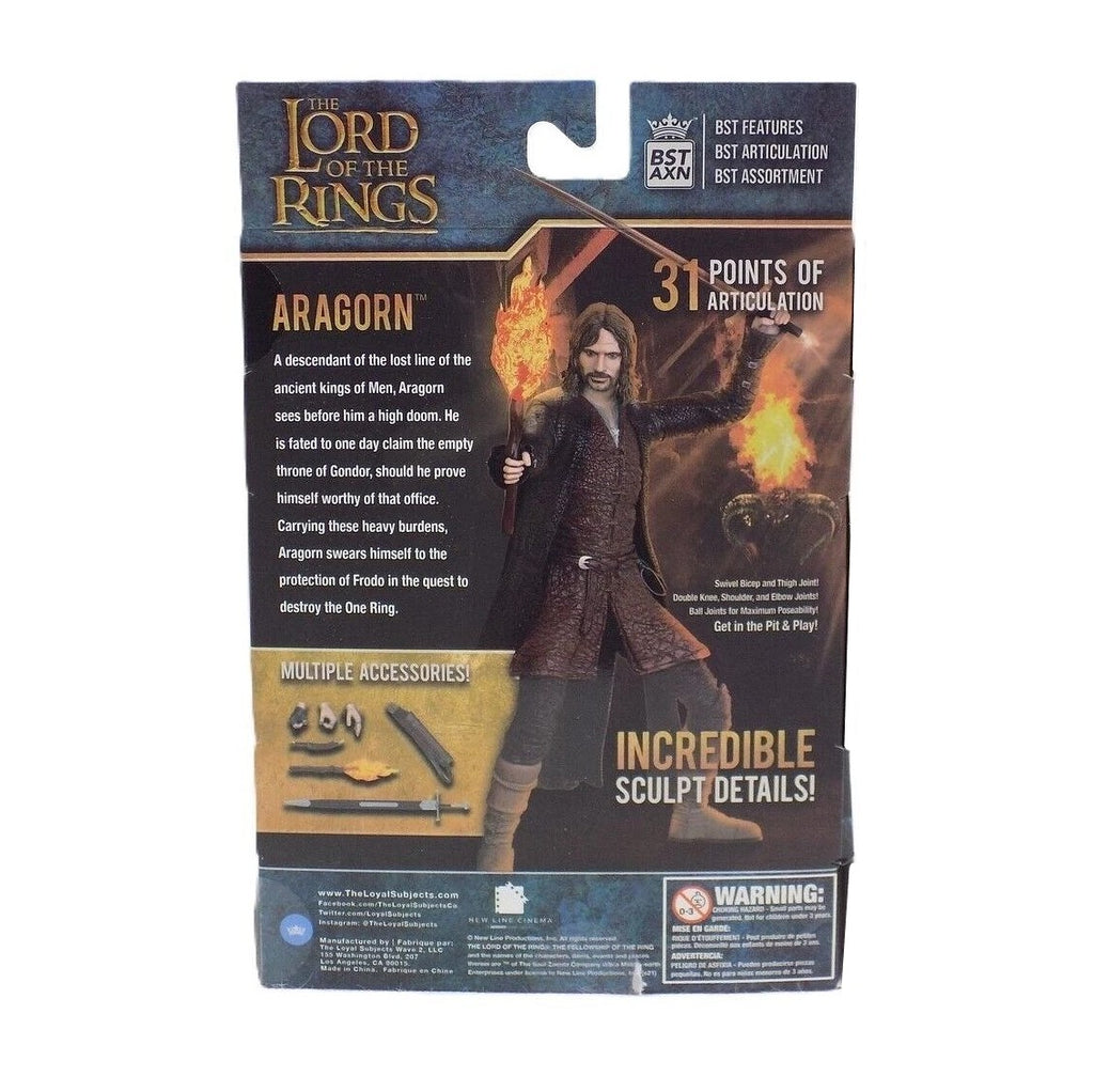 The Lord of the Rings- Aragorn- Articulated 31-point 5" Action Figure by The Loyal Subjects