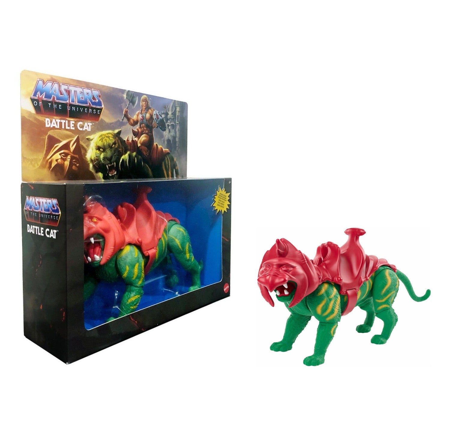 He-Man and the Masters of The Universe- Battle Cat- Retro Play Action Figure