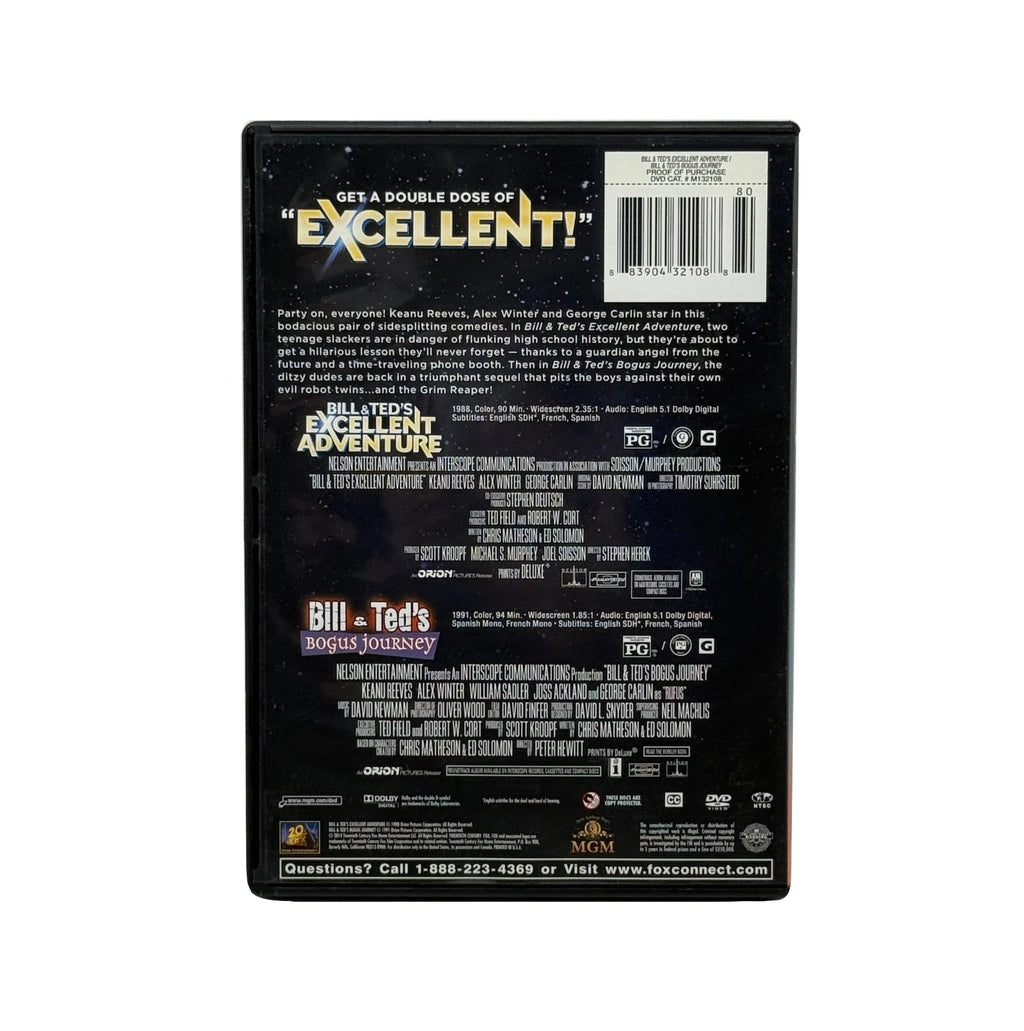 BILL & TED'S MOST EXCELLENT DOUBLE FEATURE (2014, DVD, MGM/20th Century Fox)