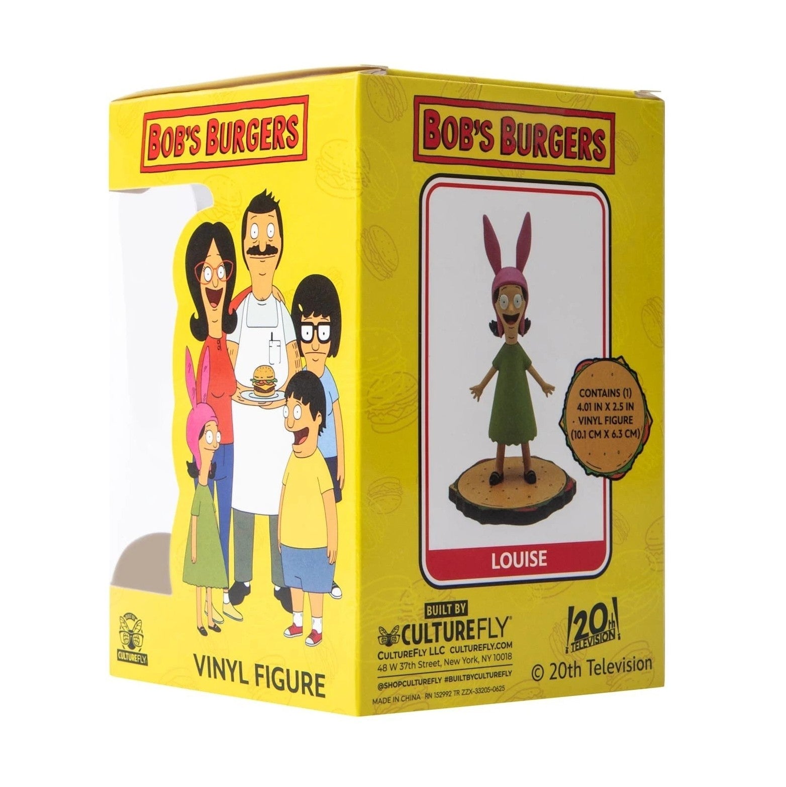 Bob's Burgers- Louise Belcher- 4.5-inch Collectible Vinyl Figure by CultureFly