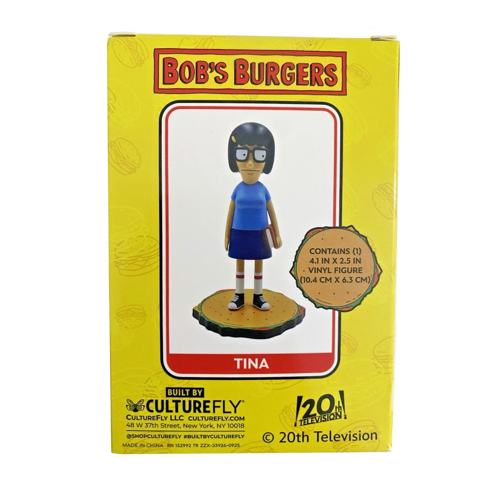 Bob's Burgers- Tina Belcher- 4.5-inch Collectible Vinyl Figure by CultureFly