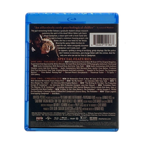 CANDYMAN (1992) Collector's Edition Blu-ray (2018, Scream Factory)
