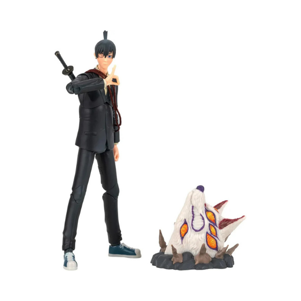 Jazwares Total Anime Chainsaw Man- Aki Hayakawa- Collectible Poseable Action Figure
