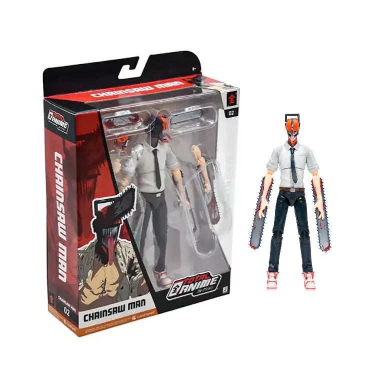 Jazwares Total Anime Chainsaw Man- Chainsaw Man- Collectible Poseable Action Figure