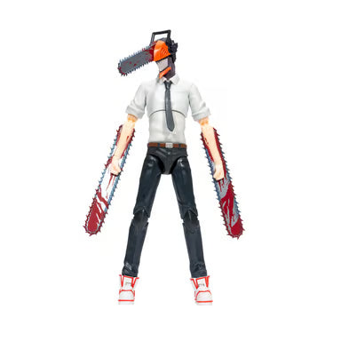 Jazwares Total Anime Chainsaw Man- Chainsaw Man- Collectible Poseable Action Figure