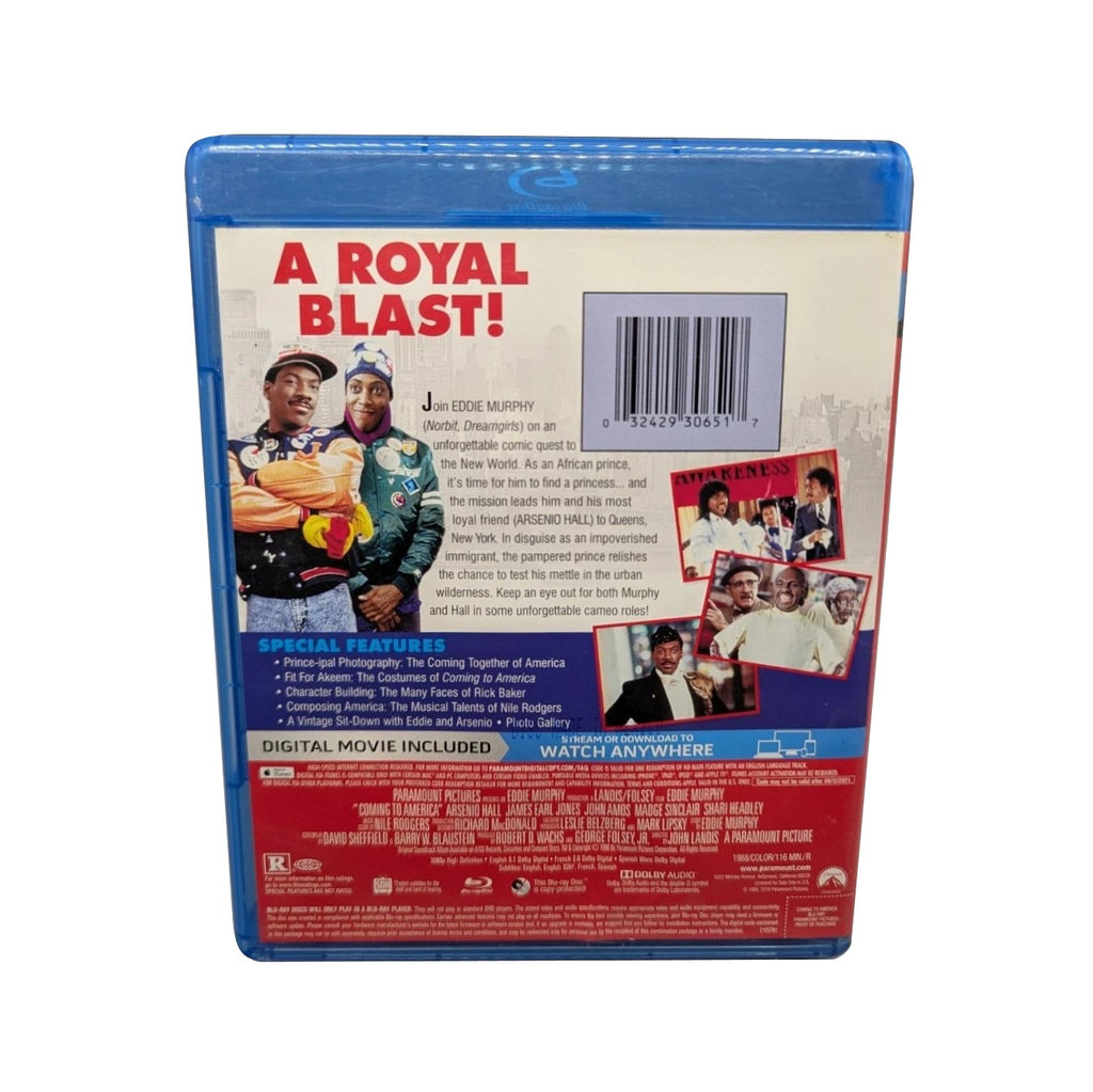 COMING TO AMERICA (1988) Blu-ray (2019, Paramount)