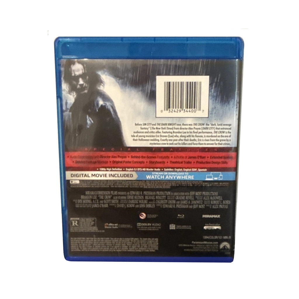 THE CROW (1994) Blu-ray (2020, Paramount)