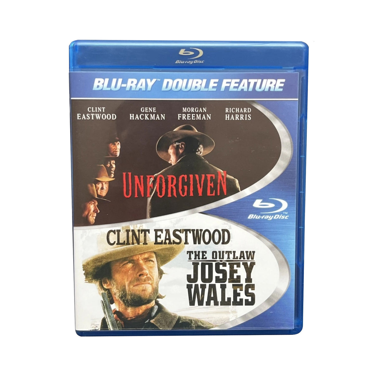 Clint Eastwood in UNFORGIVEN / THE OUTLAW JOSEY WALES Double Feature 2-Disc Blu-ray (2013, Warner Bros)