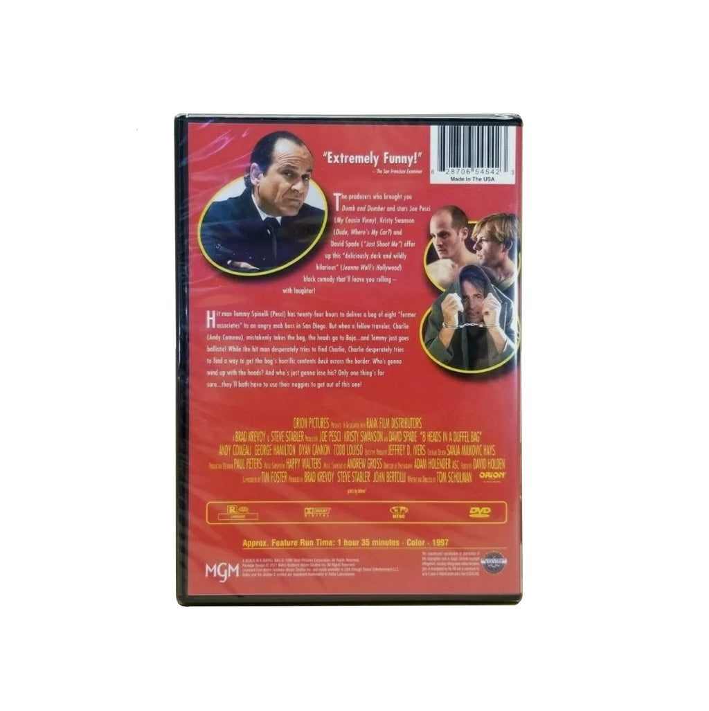8 HEADS IN A DUFFEL BAG (1997) DVD (2021, MGM)