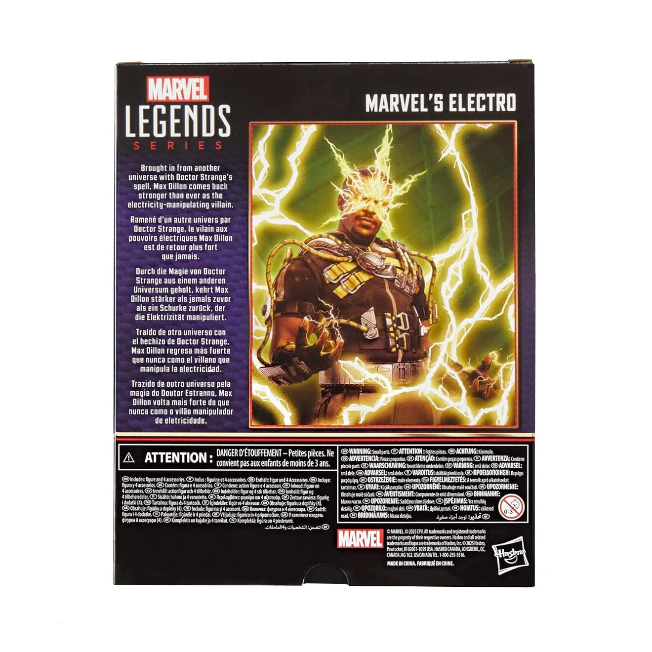 Marvel Legends Series Marvel’s Electro, Spider-Man: No Way Home Collectible 6 Inch Action Figure