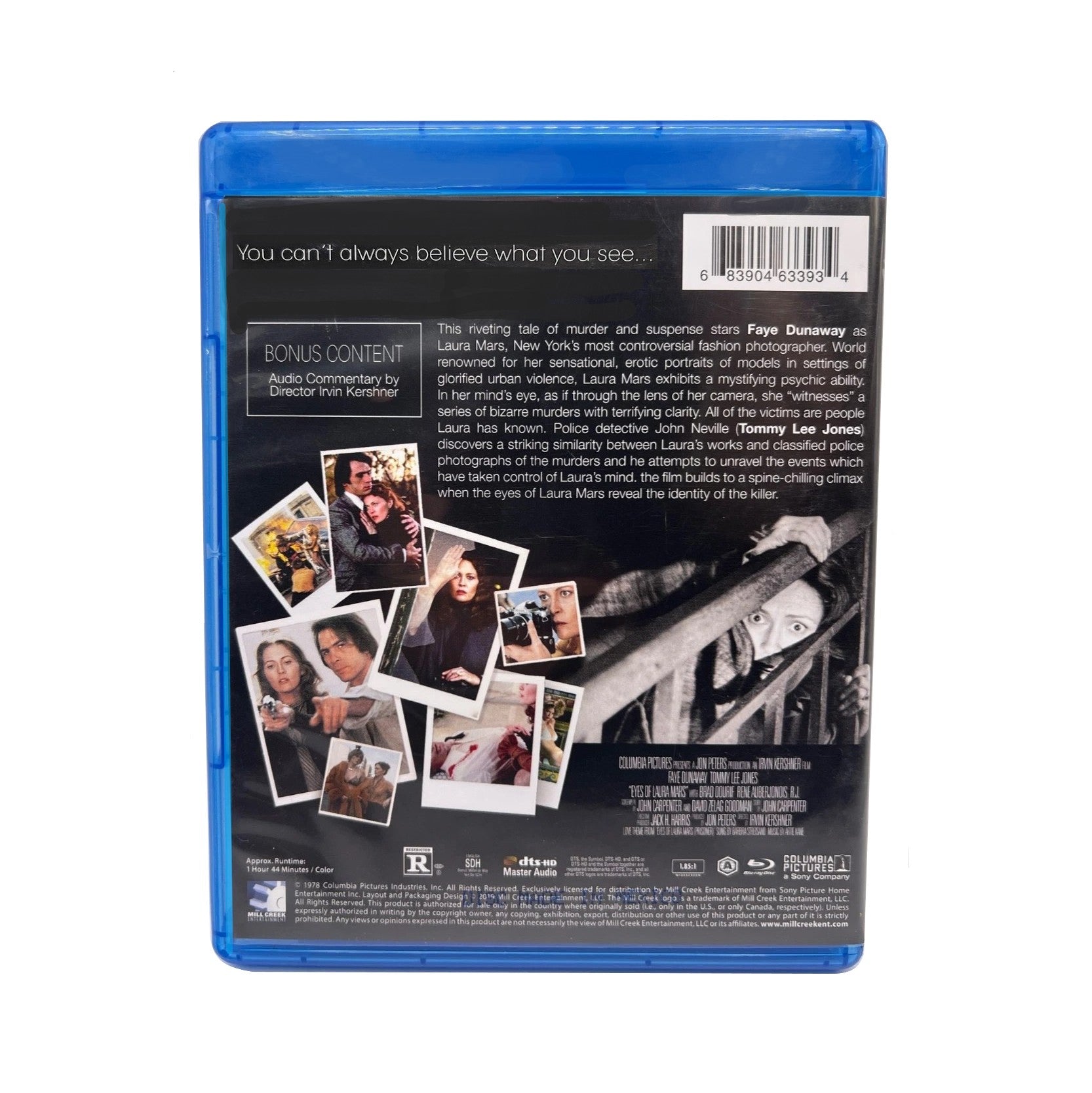 EYES OF LAURA MARS (1978) Blu-ray (2019, Mill Creek Entertainment)
