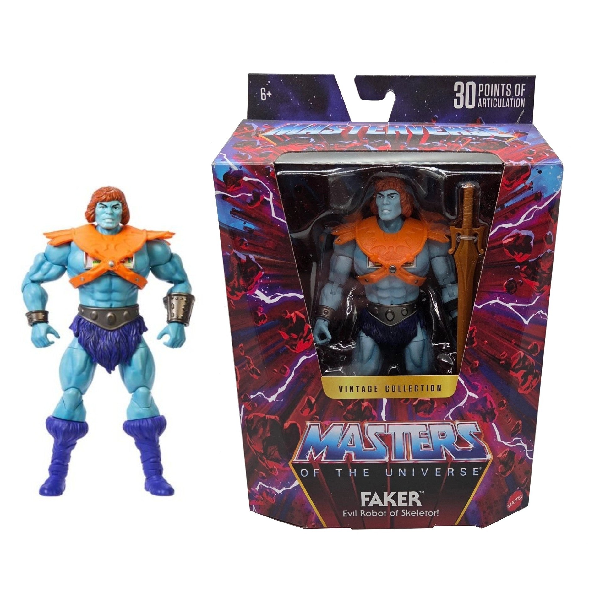 He-Man and the Masters of the Universe- Faker- Masterverse Vintage Collection Action Figure