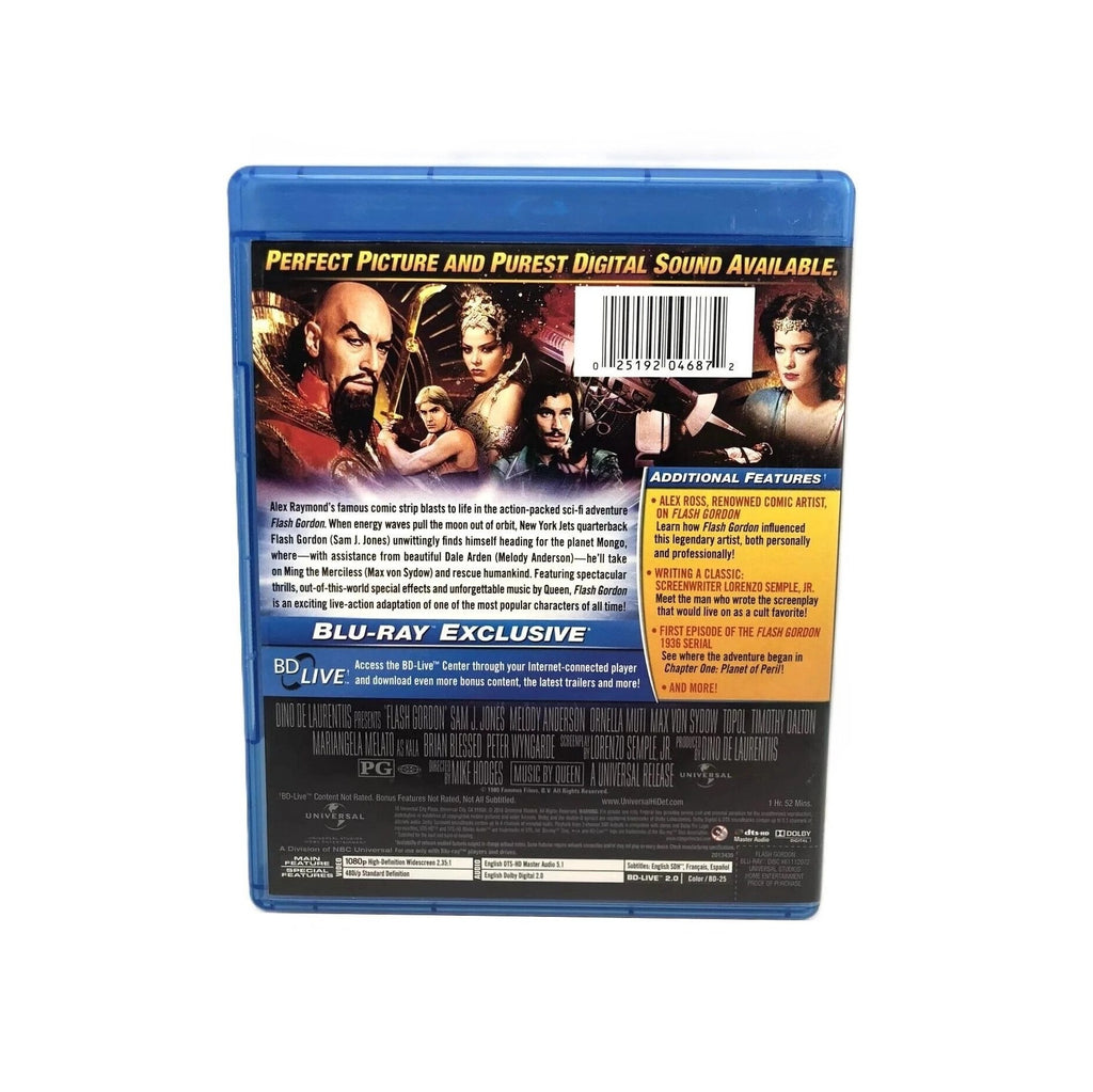 FLASH GORDON (1980) Blu-ray (2010, Universal)