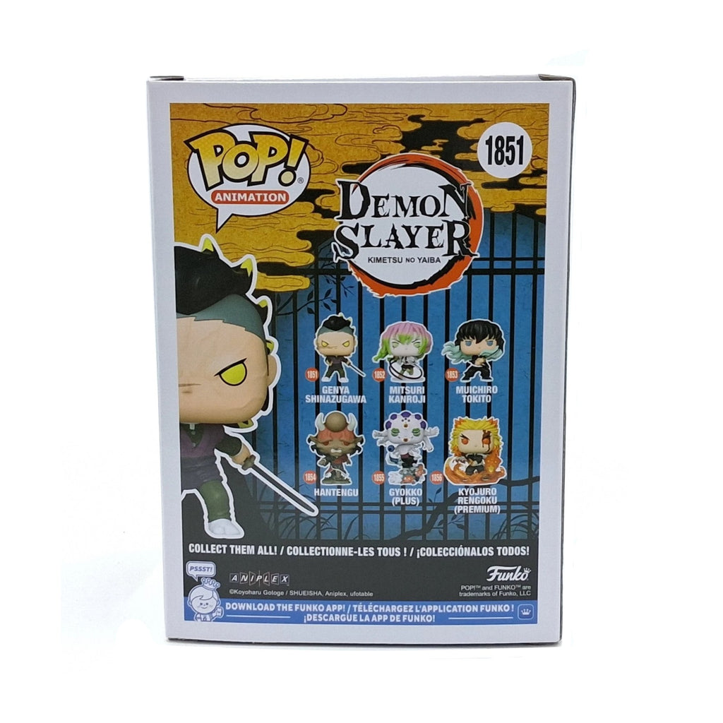 Funko Pop! Animation: Demon Slayer- Genya Shinazugawa (Demon Form)- Vinyl Figure Box Number 1851