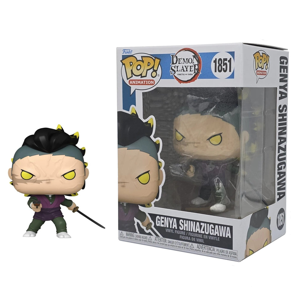 Funko Pop! Animation: Demon Slayer- Genya Shinazugawa (Demon Form)- Vinyl Figure Box Number 1851