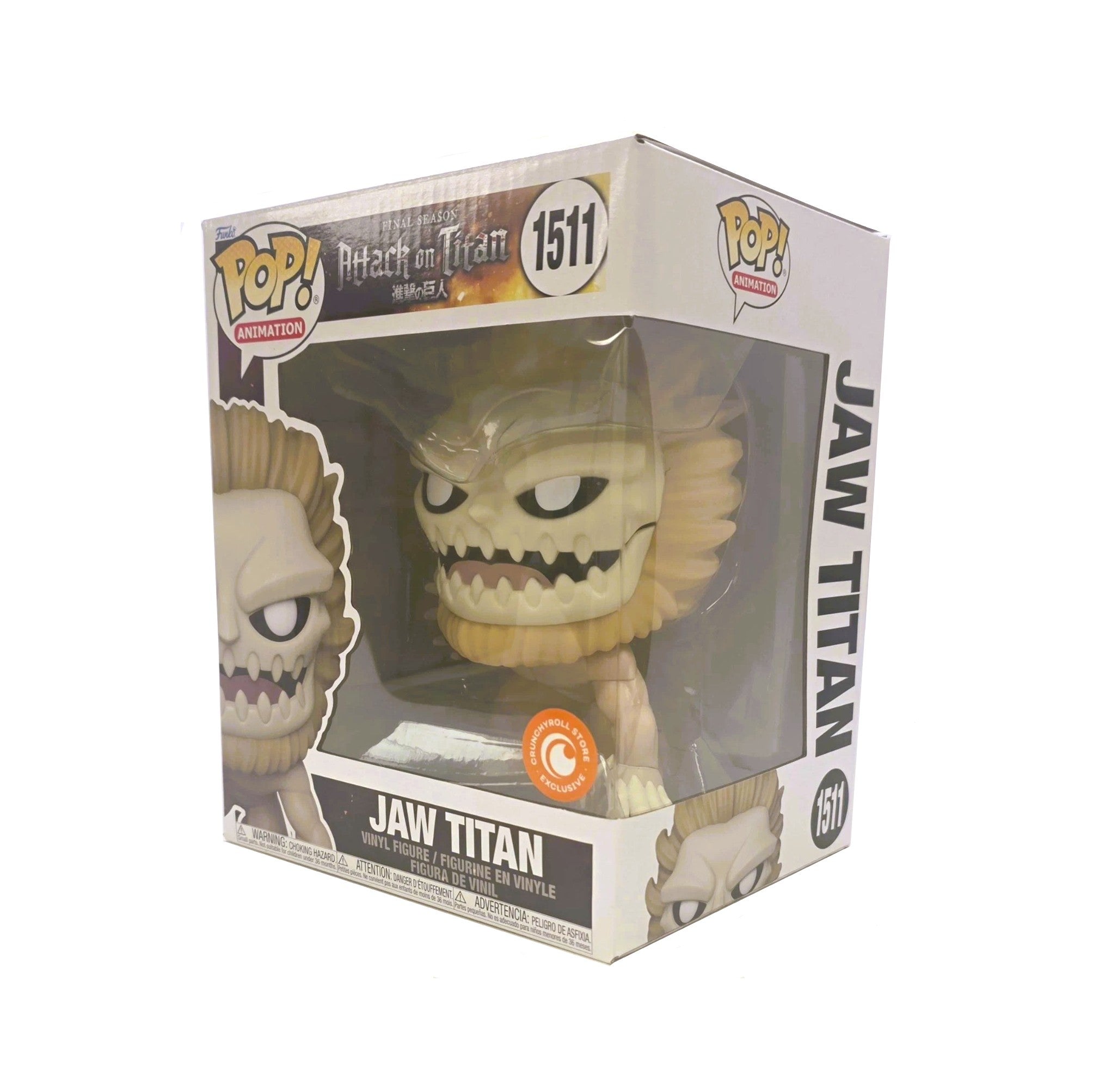Funko Pop! Animation: Attack on Titan- Jaw Titan- Vinyl Figure Box Number 1511