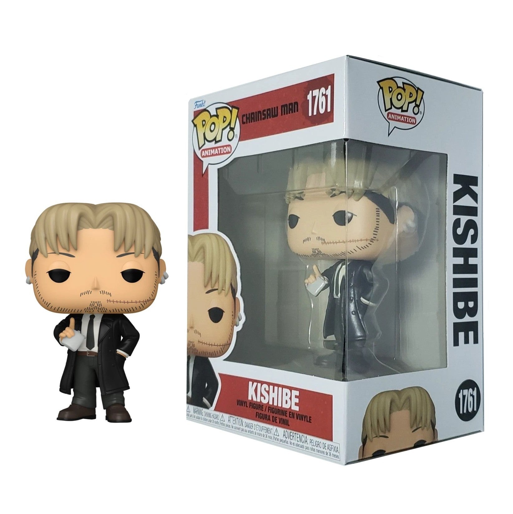 Funko Pop! Animation: Chainsaw Man- Kishibe- Vinyl Figure Box Number 1761