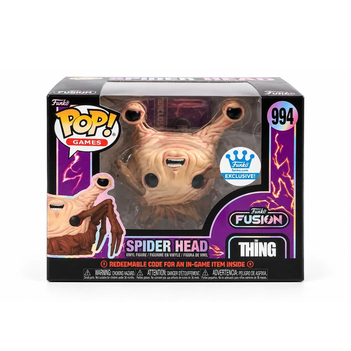 Funko Pop! Games: The Thing- Spider Head (Funko Fusion)- Vinyl Figure Box Number 994