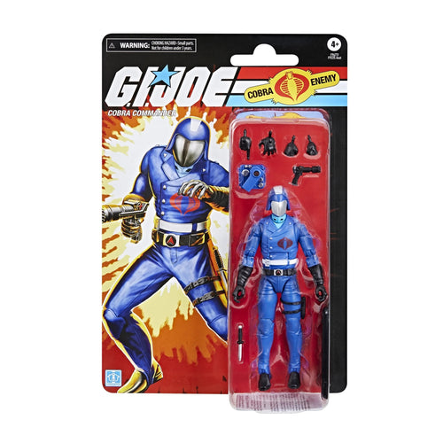G.I. Joe Classified Series Retro Cardback, Cobra Commander, 6” Action Figure