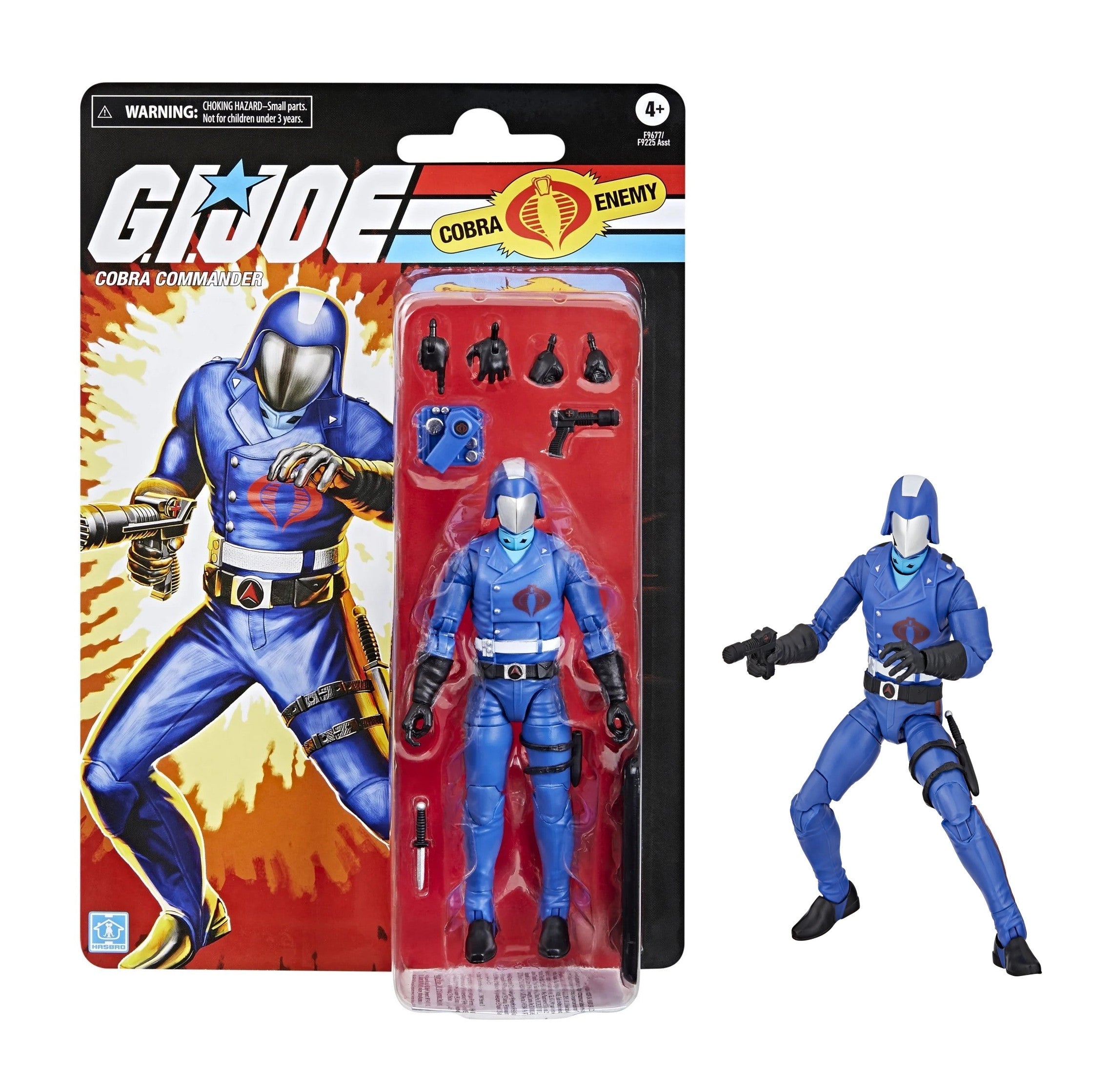 G.I. Joe Classified Series Retro Cardback, Cobra Commander, 6” Action Figure