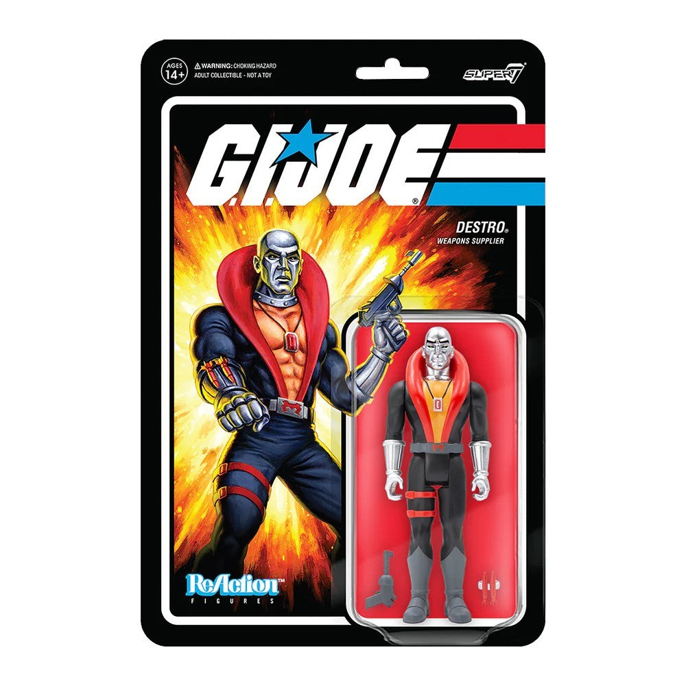 Super7 G.I. Joe Wave 1- Destro- ReAction Figure