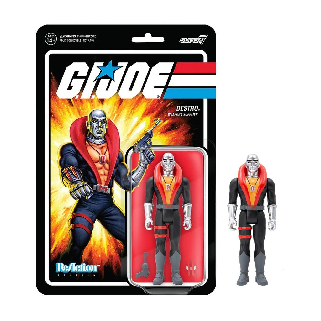 Super7 G.I. Joe Wave 1- Destro- ReAction Figure