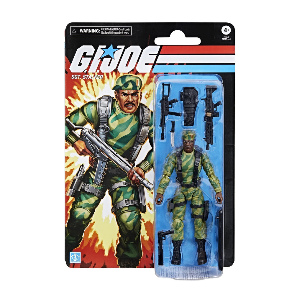 G.I. Joe Classified Series Retro Cardback, Sgt. Stalker, 6” Action Figure
