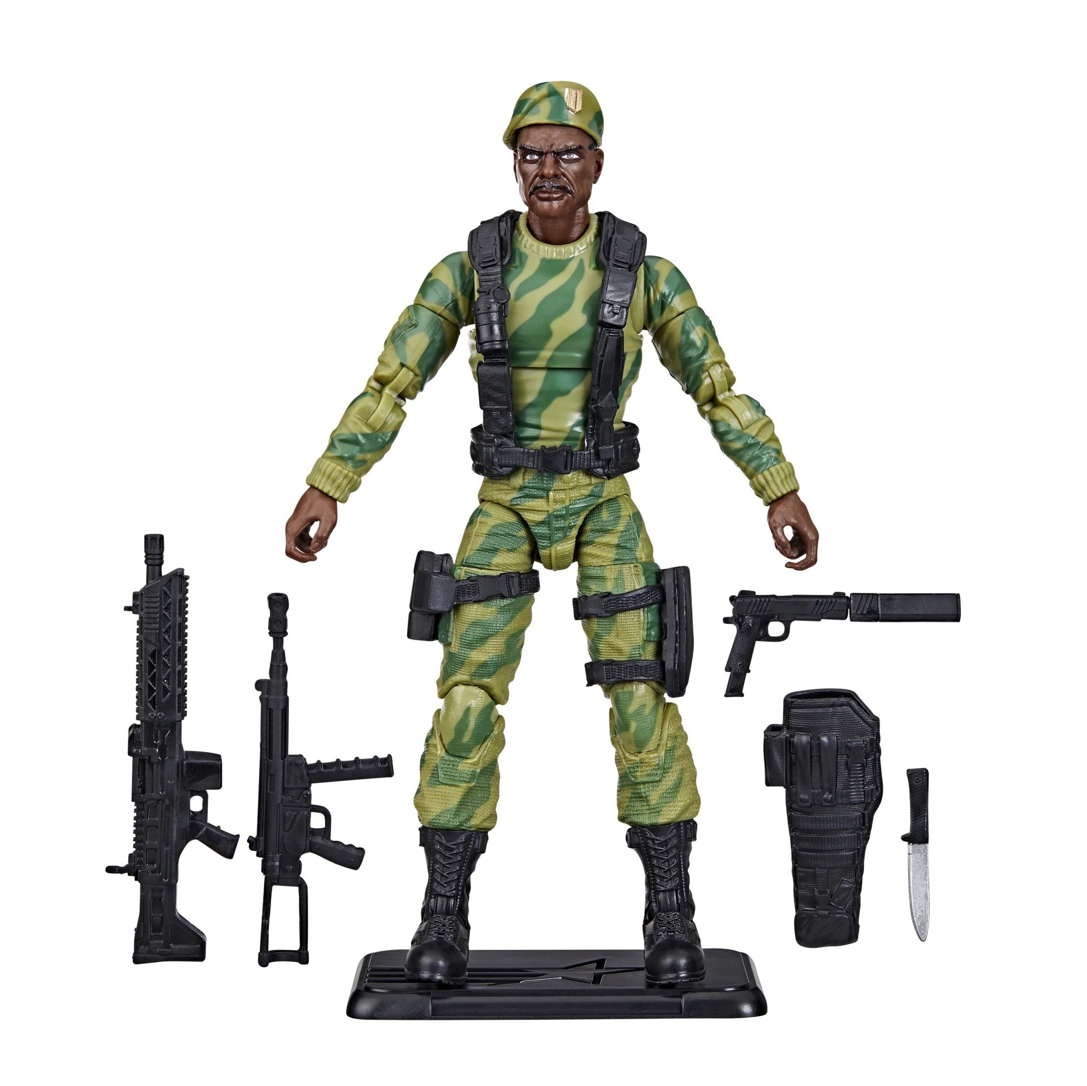 G.I. Joe Classified Series Retro Cardback, Sgt. Stalker, 6” Action Figure