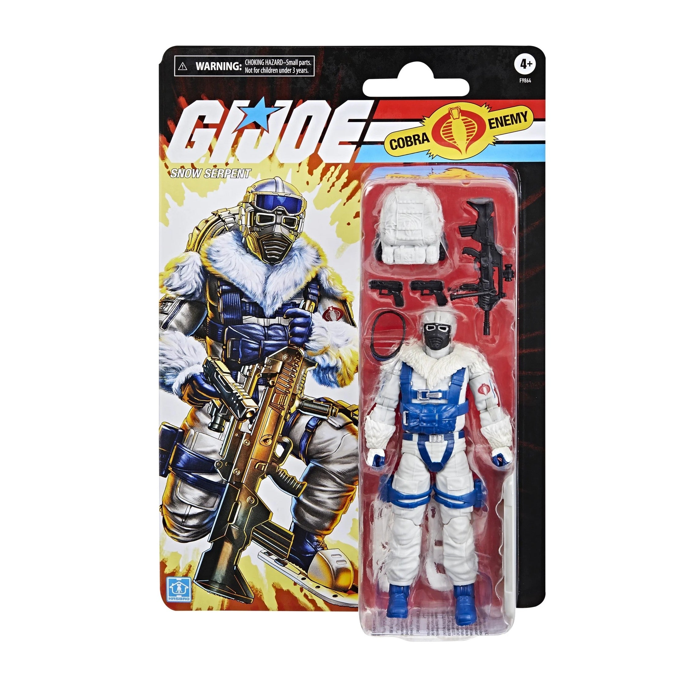 G.I. Joe Classified Series Retro Cardback, Snow Serpent, 6 Action Figure