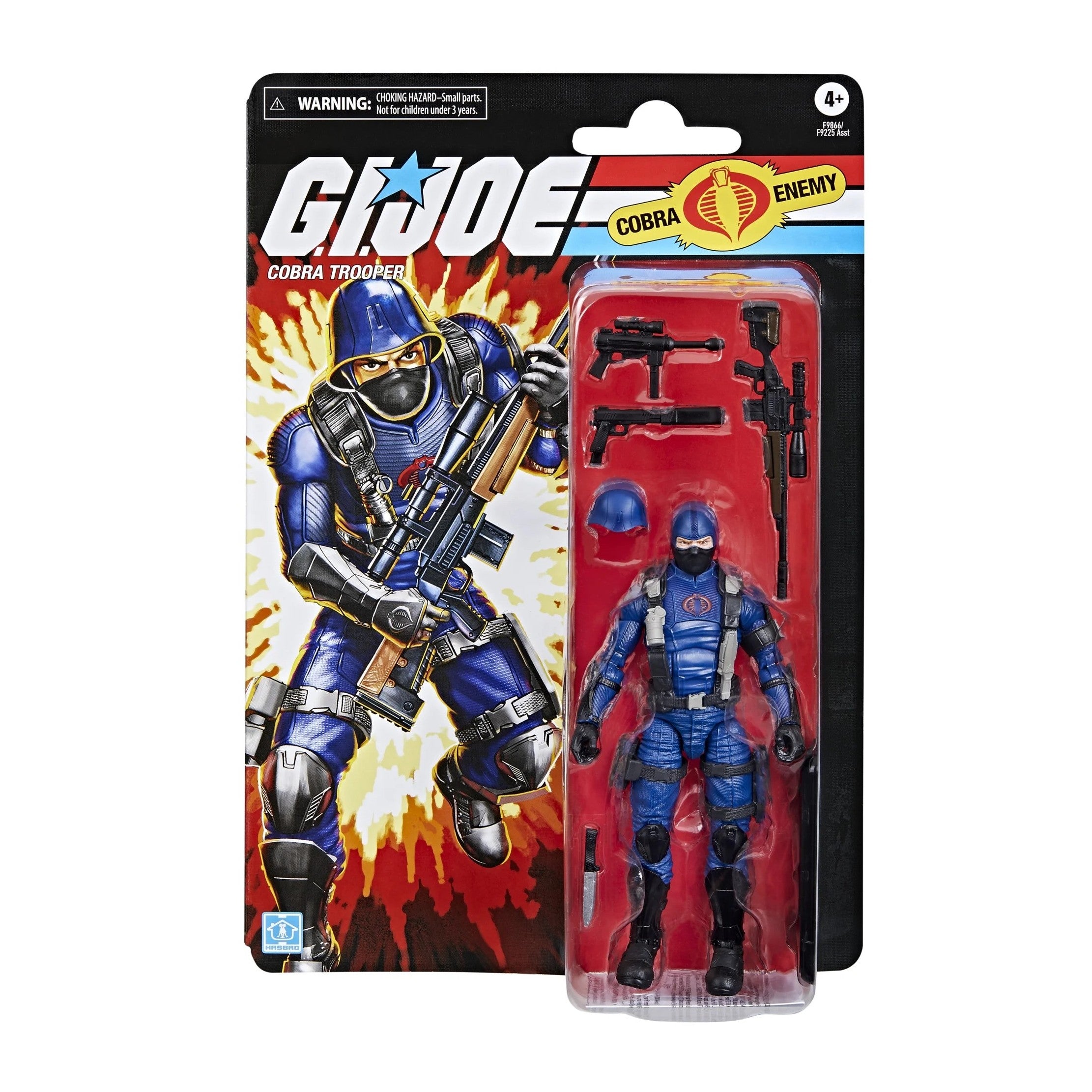 G.I. Joe Classified Series Retro Cardback, Cobra Trooper, 6” Action Figure