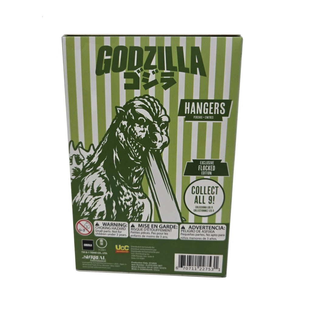 Surreal Entertainment Godzilla Hangers- Godzilla- 3-inch Figure Clip-on