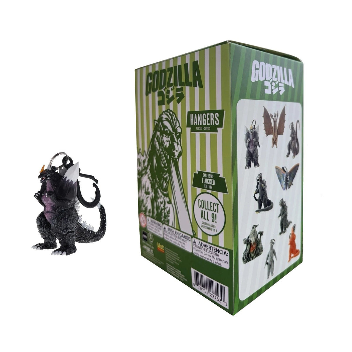 Surreal Entertainment Godzilla Hangers- SpaceGodzilla- 3-inch Figure Clip-on