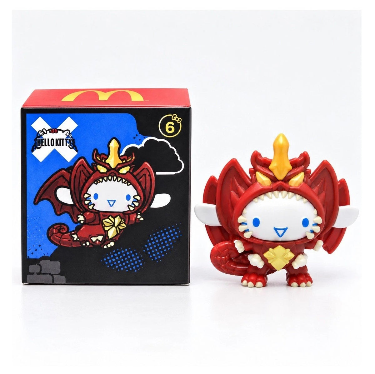 Hello Kitty & Friends x Godzilla- Cinnamoroll/Destoroyah- McDonald's Toy No. 6