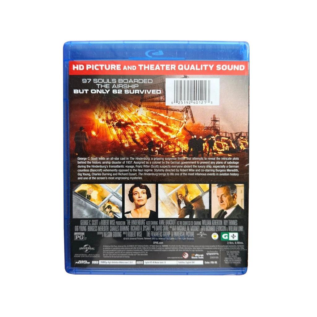 THE HINDENBURG (1976) Blu-ray (2017, Universal)